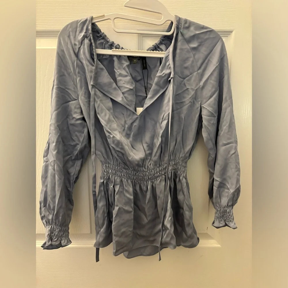 Theory silk blouse small